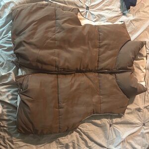 Brown Puffer Vest